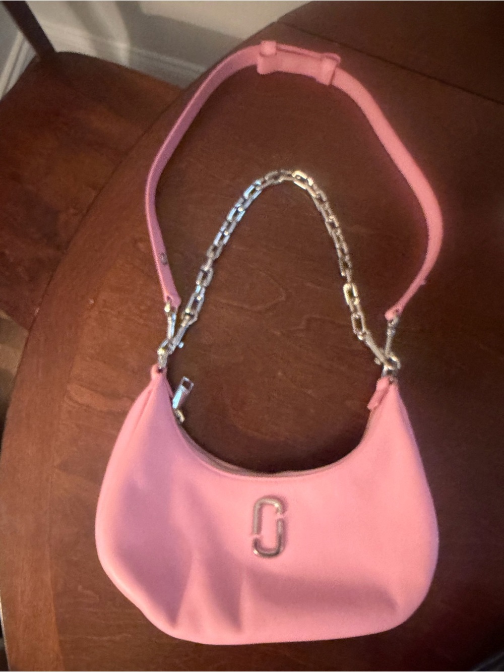 Marc Jacobs Pink Chain-Accent Shoulder Bag - Picture 4 of 7